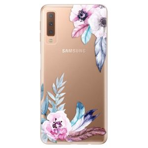 Odolné silikónové puzdro iSaprio - Flower Pattern 04 - Samsung Galaxy A7 (2018) vyobraziť