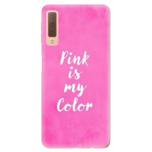 Odolné silikónové puzdro iSaprio - Pink is my color - Samsung Galaxy A7 (2018) vyobraziť