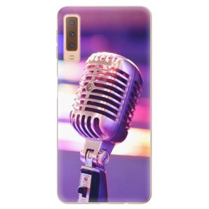 Odolné silikónové puzdro iSaprio - Vintage Microphone - Samsung Galaxy A7 (2018) vyobraziť