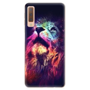 Odolné silikónové puzdro iSaprio - Lion in Colors - Samsung Galaxy A7 (2018) vyobraziť