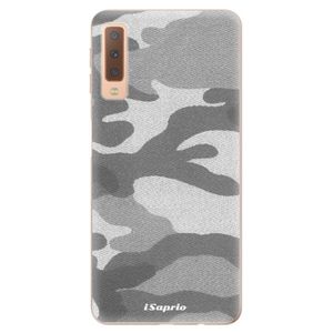 Odolné silikónové puzdro iSaprio - Gray Camuflage 02 - Samsung Galaxy A7 (2018) vyobraziť