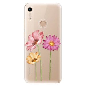 Odolné silikónové puzdro iSaprio - Three Flowers - Huawei Honor 8A vyobraziť