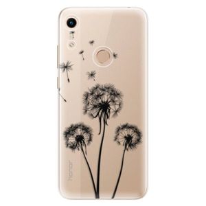 Odolné silikónové puzdro iSaprio - Three Dandelions - black - Huawei Honor 8A vyobraziť