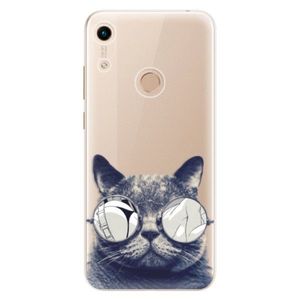 Odolné silikónové puzdro iSaprio - Crazy Cat 01 - Huawei Honor 8A vyobraziť