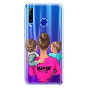 Odolné silikónové puzdro iSaprio - Super Mama - Boy and Girl - Huawei Honor 20 Lite vyobraziť