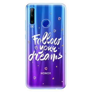Odolné silikónové puzdro iSaprio - Follow Your Dreams - white - Huawei Honor 20 Lite vyobraziť