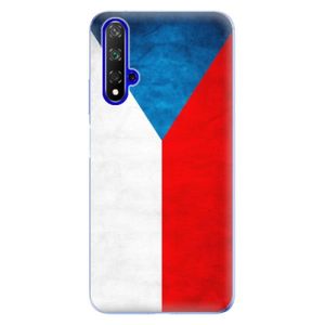 Odolné silikónové puzdro iSaprio - Czech Flag - Huawei Honor 20 vyobraziť