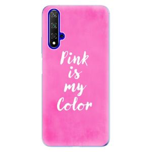 Odolné silikónové puzdro iSaprio - Pink is my color - Huawei Honor 20 vyobraziť