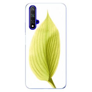 Odolné silikónové puzdro iSaprio - Green Leaf - Huawei Honor 20 vyobraziť