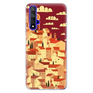 Odolné silikónové puzdro iSaprio - Mountain City - Huawei Honor 20 vyobraziť