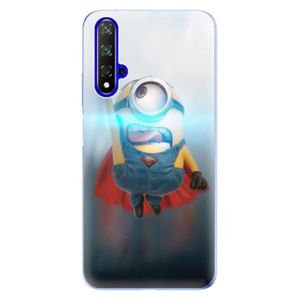 Odolné silikónové puzdro iSaprio - Mimons Superman 02 - Huawei Honor 20 vyobraziť