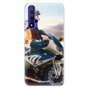 Odolné silikónové puzdro iSaprio - Motorcycle 10 - Huawei Honor 20 vyobraziť