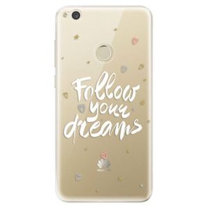 Odolné silikónové puzdro iSaprio - Follow Your Dreams - white - Huawei P9 Lite 2017 vyobraziť
