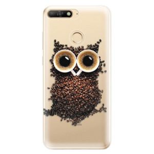 Odolné silikónové puzdro iSaprio - Owl And Coffee - Huawei Y6 Prime 2018 vyobraziť