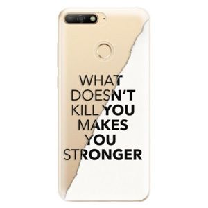 Odolné silikónové puzdro iSaprio - Makes You Stronger - Huawei Y6 Prime 2018 vyobraziť
