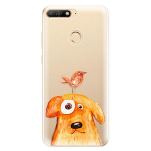 Odolné silikónové puzdro iSaprio - Dog And Bird - Huawei Y6 Prime 2018 vyobraziť