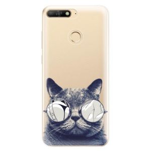 Odolné silikónové puzdro iSaprio - Crazy Cat 01 - Huawei Y6 Prime 2018 vyobraziť