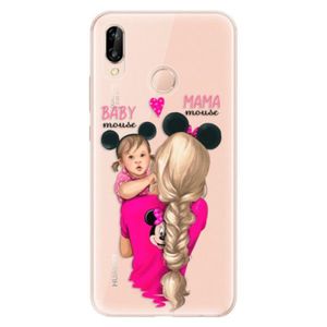 Odolné silikónové puzdro iSaprio - Mama Mouse Blond and Girl - Huawei P20 Lite vyobraziť