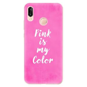 Odolné silikónové puzdro iSaprio - Pink is my color - Huawei P20 Lite vyobraziť