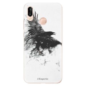 Odolné silikónové puzdro iSaprio - Dark Bird 01 - Huawei P20 Lite vyobraziť
