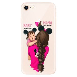 Odolné silikónové puzdro iSaprio - Mama Mouse Brunette and Girl - iPhone 8 vyobraziť