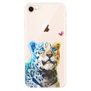 Odolné silikónové puzdro iSaprio - Leopard With Butterfly - iPhone 8 vyobraziť