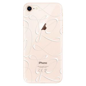 Odolné silikónové puzdro iSaprio - Fancy - white - iPhone 8 vyobraziť