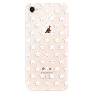 Odolné silikónové puzdro iSaprio - Stars Pattern - white - iPhone 8 vyobraziť