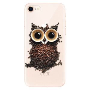 Odolné silikónové puzdro iSaprio - Owl And Coffee - iPhone 8 vyobraziť