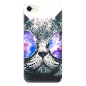 Odolné silikónové puzdro iSaprio - Galaxy Cat - iPhone 8 vyobraziť