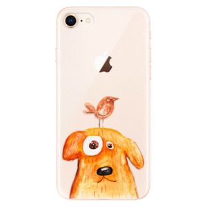 Odolné silikónové puzdro iSaprio - Dog And Bird - iPhone 8 vyobraziť
