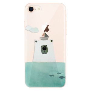 Odolné silikónové puzdro iSaprio - Bear With Boat - iPhone 8 vyobraziť