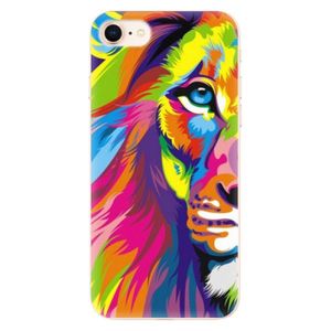 Odolné silikónové puzdro iSaprio - Rainbow Lion - iPhone 8 vyobraziť