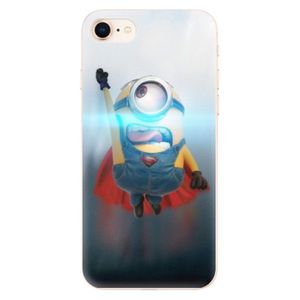 Odolné silikónové puzdro iSaprio - Mimons Superman 02 - iPhone 8 vyobraziť