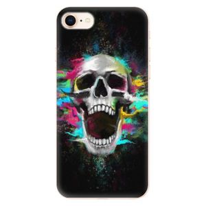 Odolné silikónové puzdro iSaprio - Skull in Colors - iPhone 8 vyobraziť