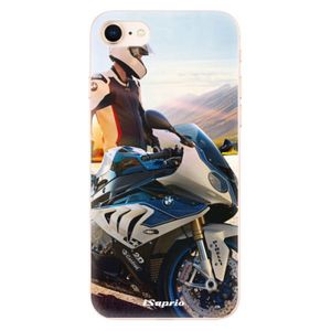 Odolné silikónové puzdro iSaprio - Motorcycle 10 - iPhone 8 vyobraziť