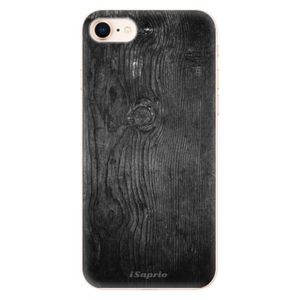 Odolné silikónové puzdro iSaprio - Black Wood 13 - iPhone 8 vyobraziť