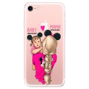 Odolné silikónové puzdro iSaprio - Mama Mouse Blond and Girl - iPhone 7 vyobraziť