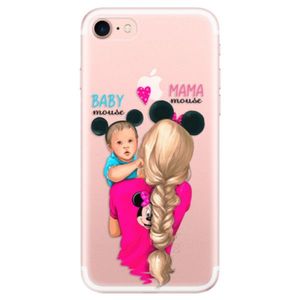 Odolné silikónové puzdro iSaprio - Mama Mouse Blonde and Boy - iPhone 7 vyobraziť