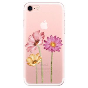 Odolné silikónové puzdro iSaprio - Three Flowers - iPhone 7 vyobraziť