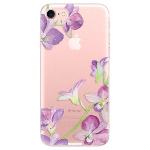 Odolné silikónové puzdro iSaprio - Purple Orchid - iPhone 7 vyobraziť