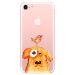 Odolné silikónové puzdro iSaprio - Dog And Bird - iPhone 7 vyobraziť
