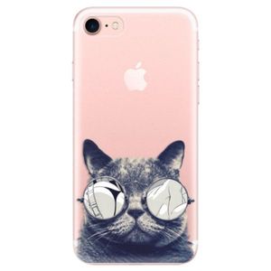 Odolné silikónové puzdro iSaprio - Crazy Cat 01 - iPhone 7 vyobraziť