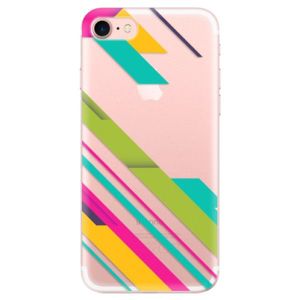 Odolné silikónové puzdro iSaprio - Color Stripes 03 - iPhone 7 vyobraziť