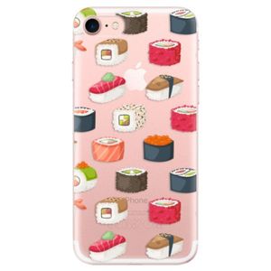 Odolné silikónové puzdro iSaprio - Sushi Pattern - iPhone 7 vyobraziť