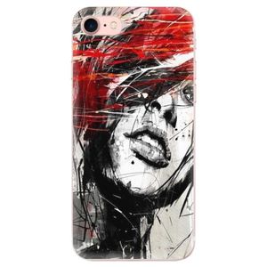 Odolné silikónové puzdro iSaprio - Sketch Face - iPhone 7 vyobraziť