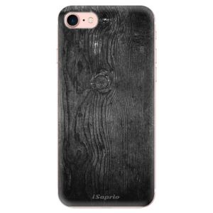 Odolné silikónové puzdro iSaprio - Black Wood 13 - iPhone 7 vyobraziť
