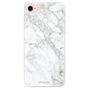 Odolné silikónové puzdro iSaprio - SilverMarble 14 - iPhone 7 vyobraziť