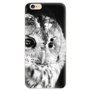 Odolné silikónové puzdro iSaprio - BW Owl - iPhone 6/6S vyobraziť