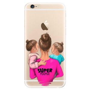 Odolné silikónové puzdro iSaprio - Super Mama - Two Girls - iPhone 6/6S vyobraziť